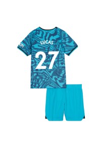 Tottenham Hotspur Lucas Moura #27 Babyklær Tredje Fotballdrakt til barn 2022-23 Korte ermer (+ Korte bukser)